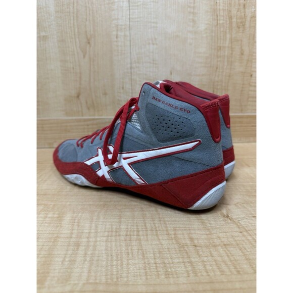 Asics Red and Gray Athletic Shoes main image 10